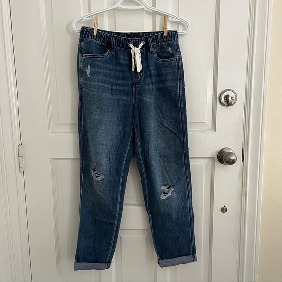 American Eagle Aerie jean joggers, black, size x-small - Picture 1 of 3